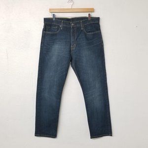 Levi's 502 36x30 tapered fit stretch jeans denim m